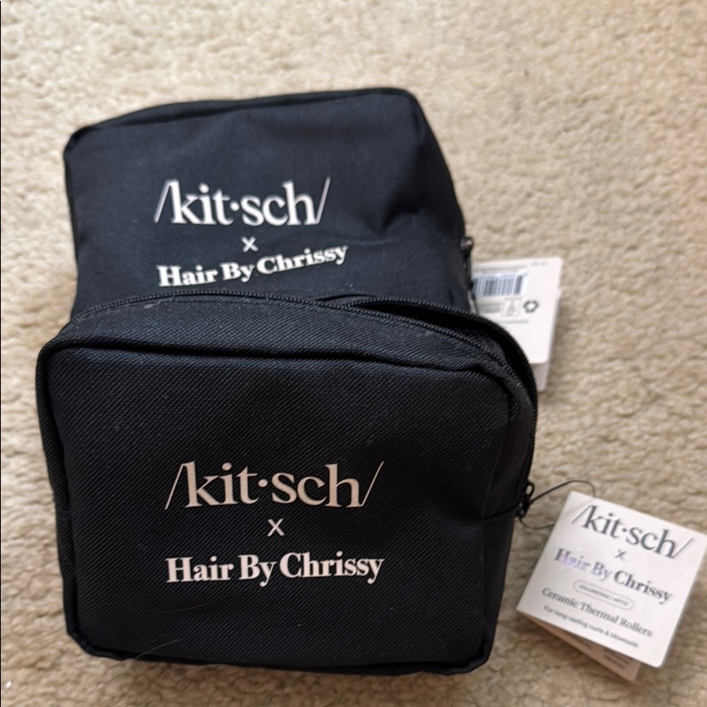 Kitsch x Hair By Chrissy Black Makeup Organizer
